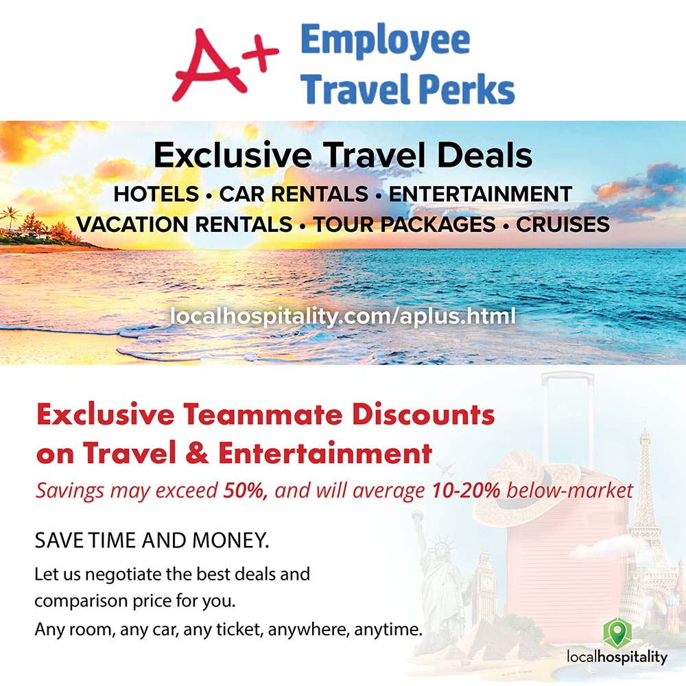 A+ Employee Travel Perks